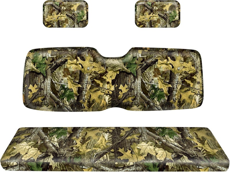 BORDAN UTV Waterproof Seat Cover for 2002-2008 Polaris Ranger 500 700 800(Front Seat Only), Heavy Duty 1680D Split Bench Seats Cover for UTV Full Protection Outdoor Camo(4 PCS) - Image 1